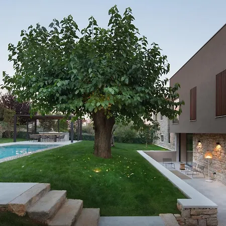Modern Melon With Outdoor Pool In Porec *