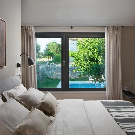 Modern Melon With Outdoor Pool In Porec Villa Kirmenjak