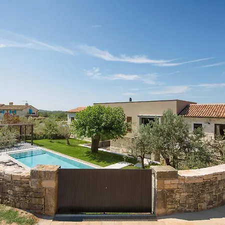 Modern Melon With Outdoor Pool In Porec Villa