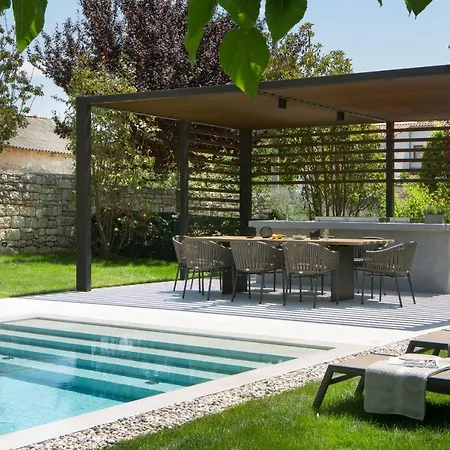 Modern Melon With Outdoor Pool In Porec Villa Kirmenjak