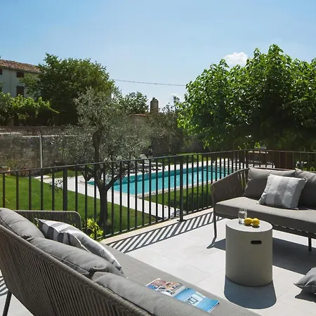 Modern Melon With Outdoor Pool In Porec Villa Kirmenjak